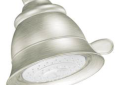 Moen® 3838BN Shower Head, 2.5 gpm Min, 4 Sprays, Wall Mount, 3-3/4 x 4-13/16 in Head, Import