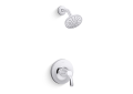 Kohler(R) K-TS27392-4G-CP Simplice(R) Rite-Temp(R) Shower Trim Kit, 1.75 GPM - Polished Chrome