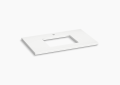 Kohler K-28250-MMW Silestone(R) 37" Quartz Vanity Top with Rectangular Cutout - Maimi White