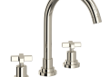 ROHL A2208XMPN-2 Lombardia C-Spout Widespread Bathroom Faucet - Polished Nickel