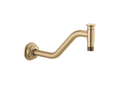 Brizo® RP100325GL Invari™ Angled Shower Arm and Flange, 11 in L, Solid Brass Arm, 1/2 in NPT, Import