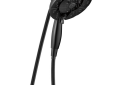 DELTA® 58480-BL25-PK In2ition® 2-in-1 Shower Head and Hand Shower Combo, 6-7/8 and 3-15/16 in Dia Shower Head, 2.5 gpm Flow Rate, 60 to 82 in L Hose, Matte Black, Import