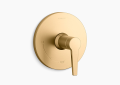 Kohler K-TS74042-4-2MB Pitch(R) Rite-Temp(R) Valve Trim - Vibrant Brushed Moderne Brass
