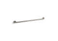 Kohler® 14564-BS Contemporary Grab Bar, 38-13/16 in L x 1-1/4 in Dia, Brushed Stainless Steel, Metal