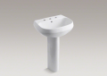 Kohler 2293-8-0 Pedestal Lavatory