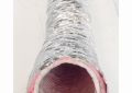 The Unico System® UPC-04-1218 Insulated Return Air Duct, 12 in ID x 10 ft L, R4.2 Insulation, Aluminum