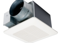 Panasonic WhisperCeiling® DC™ SmartFlow™ FV-1115VQ1 1-Phase Ventilation Fan With ECM Motor, Installation Bracket, 110/130/131/150/152 cfm Flow Rate, 6 in Dia Duct, 6.8/9/11.8/12.1/15.7/20.2 W Power Rating, 120 V AC, 0.12 to 0.19 A, Import