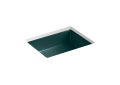 Kohler® 2882-17 Verticyl® Bathroom Sink, Undermount Mounting, Vitreous China, Teal