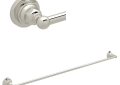 Rohl ROT1/30PN Wall Mount 30 Inch Single Towel Bar - Polished Nickel