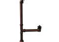 Barclay 5599E-ORB Extended Leg Tub Drain, Brass