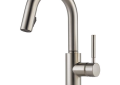 Brizo® 64920LF-SS Pull-Down Prep Faucet, Solna®, Stainless Steel, 1 Handle, 8 in Center, 1.8 gpm