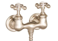 Barclay 4050-MC-CP Clawfoot Tub Filler, 3.84 gpm Flow Rate, 3-3/8 in Center, Polished Chrome, 2 Handles, Import