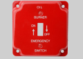 Diversitech 625-S14 Emergency Switch Cover, 4 in L, For Use With 4 in Square Utility Box and Oil Burners, Steel, Red