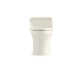 Kohler® 5172-96 Comfort Height® 1-Piece Toilet With Left-Hand Trip Lever, San Souci®, Compact Elongated Bowl, 16-1/2 in H Rim, 12 in Rough-In, 1.28 gpf, Biscuit