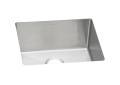 Elkay® EFRU191610T Crosstown® Transitional Kitchen Sink, Polished Satin, Rectangle Shape, 19 in L x 16 in W Bowl x 10 in D Bowl, 21-1/2 in L x 18-1/2 in W x 10 in H, Undermount Mounting, 16 ga 304 Stainless Steel