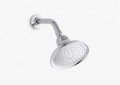 Kohler® 10391-AK-2BZ Single Function Shower Head With Katalyst® Air-Induction Spray, Devonshire®, 2.5 gpm Minimum, 1 Spray, Wall Mount