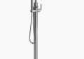 Moen® S93005 Arris™ Tub Filler Faucet, 2 gpm Flow Rate, Polished Chrome, 1 Handles, Import