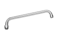 Krowne® 21-421L Universal Replacement Spout, 8 in, For Use With Krowne, Encore and T&S Brass Faucet, Brass, Import