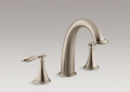 Kohler T314-4M-BV Deck-Mount High-Flow Bath Faucet, Lever Handles