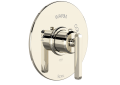 Rohl TAP13W1LMPN Apothecary 3/4" Thermostatic Trim without Volume Control with Lever Handle - Polished Nickel