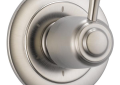 DELTA® T11900-SS 3-Port 6-Setting Diverter Trim, Brilliance® Stainless Steel