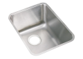 Elkay® ELUH141810 Lustertone™ Classic Kitchen Sink, 14 in L x 18 in W Bowl x 9-7/8 in D Bowl, 16-1/2 in L x 20-1/2 in W x 9-7/8 in H, Undermount Mounting, 18 ga 304 Stainless Steel