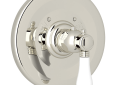ROHL A4914LPPN Thermostatic Trim Plate without Volume Control - Polished Nickel