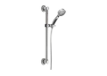DELTA® 51900 Traditional Decorative Shower Kit, 9-Function Shower Head, 2 gpm Flow Rate, 82 in L Hose, Polished Chrome, Import