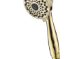 DELTA® 59426-PB-PK Premium Hand Shower, 3-13/16 in Dia 7 Shower Head, 2 gpm Flow Rate, 1/2 in IPS Connection, Polished Brass, Import