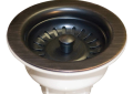 Native Trails DR320-ORB Basket Strainer, 3-1/2 in Nominal, 2-1/2 in OAL, Metal, Oil Rubbed Bronze, Import